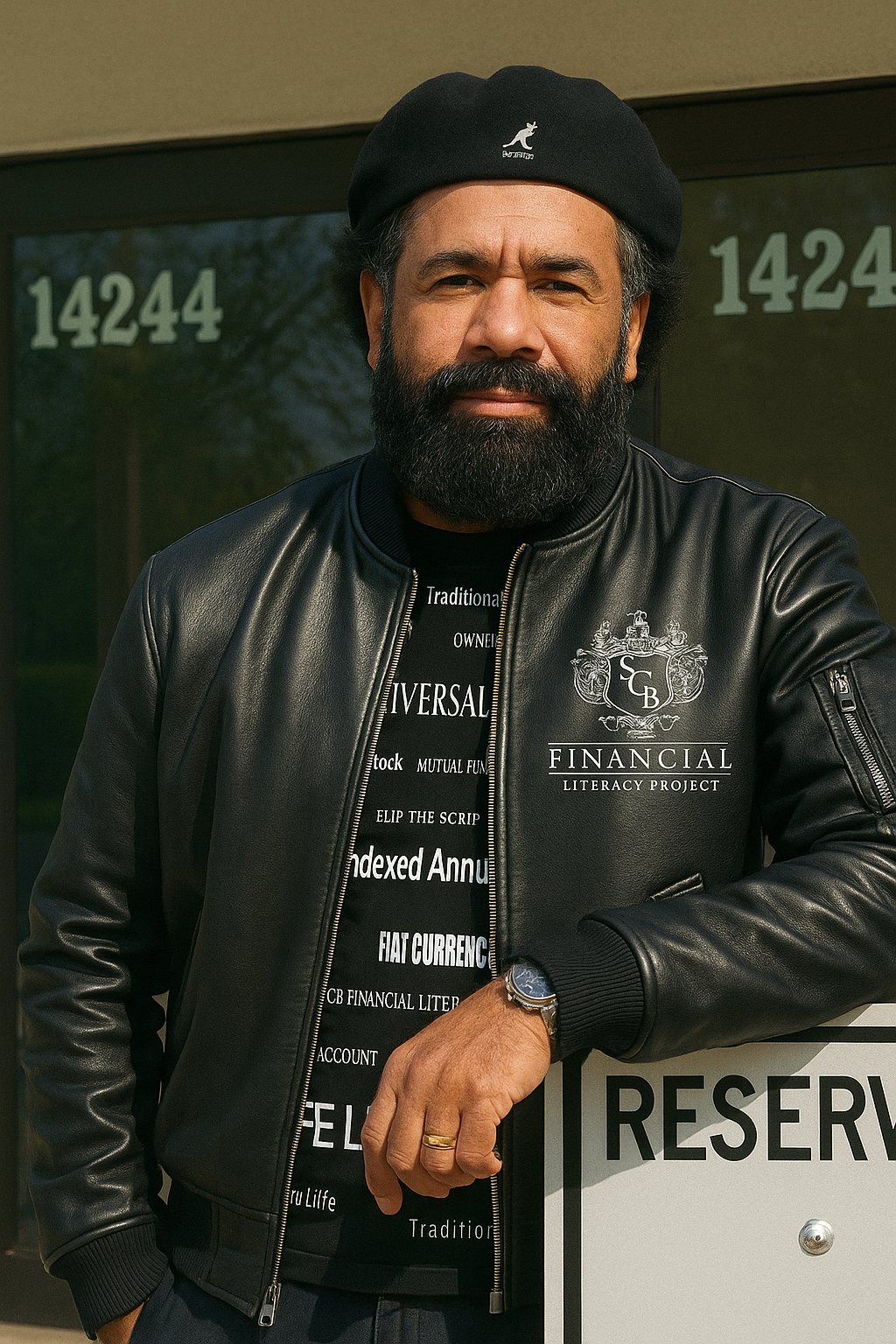 Black Leather Jacket - Image 4