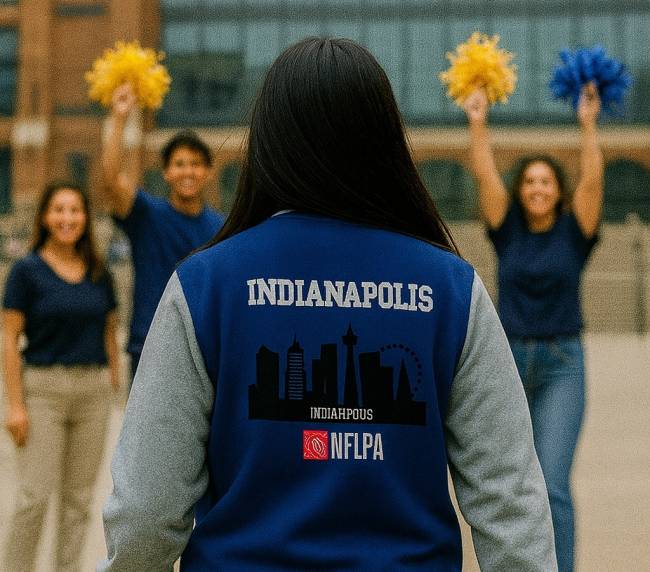 Wool and Leather arms Letterman Jacket - Customizable