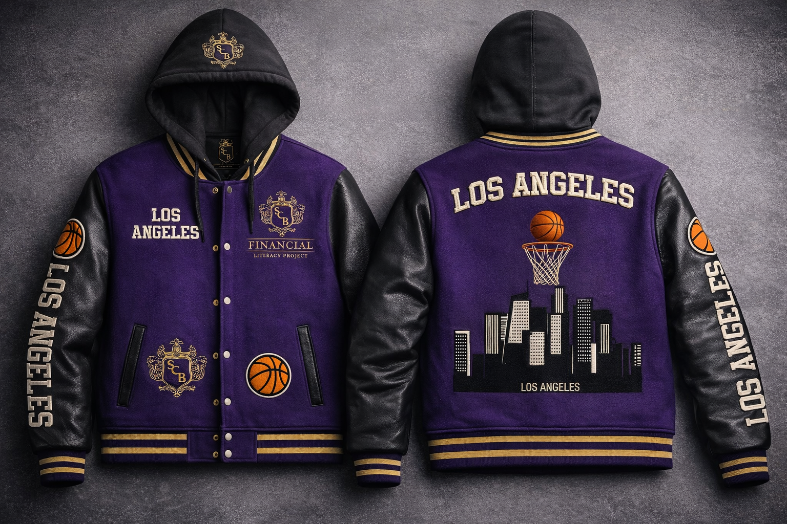 Heirloom Varsity Hoodie Wool and Leather Jackets - Image 30