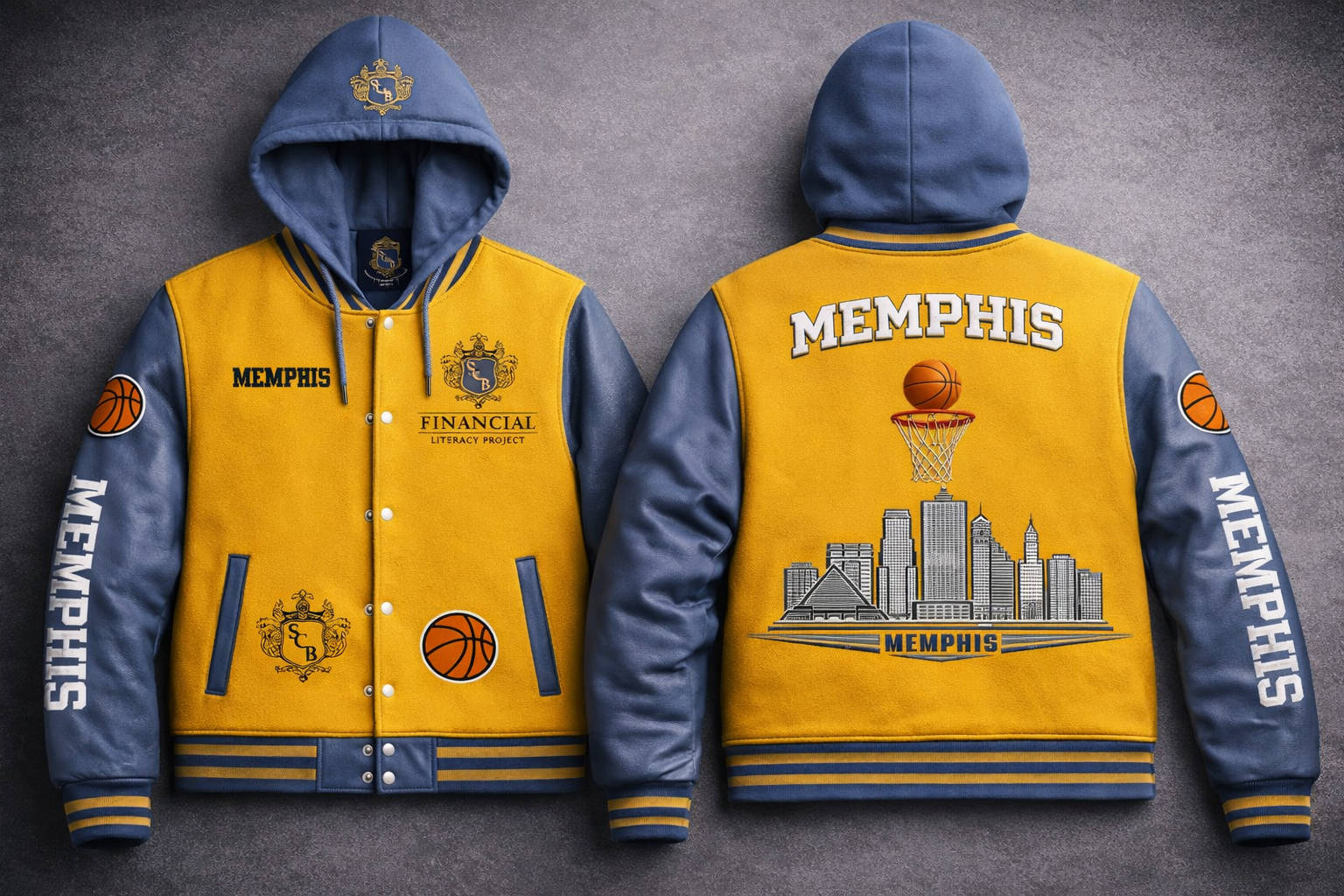 Heirloom Varsity Hoodie Wool and Leather Jackets - Image 29