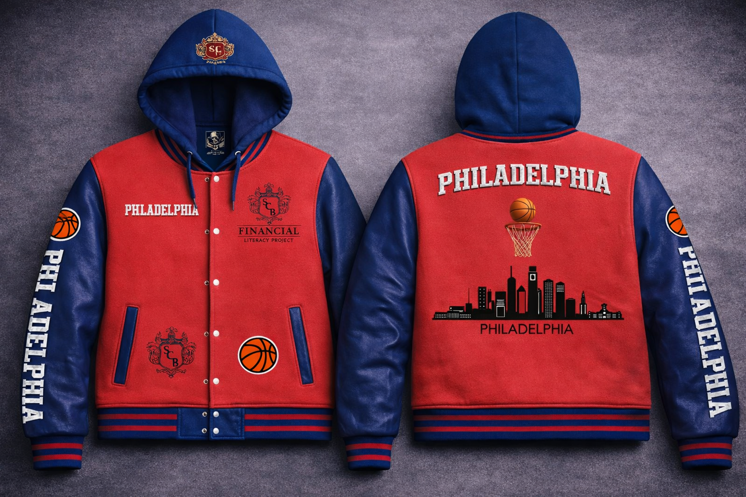 Heirloom Varsity Hoodie Wool and Leather Jackets - Image 26