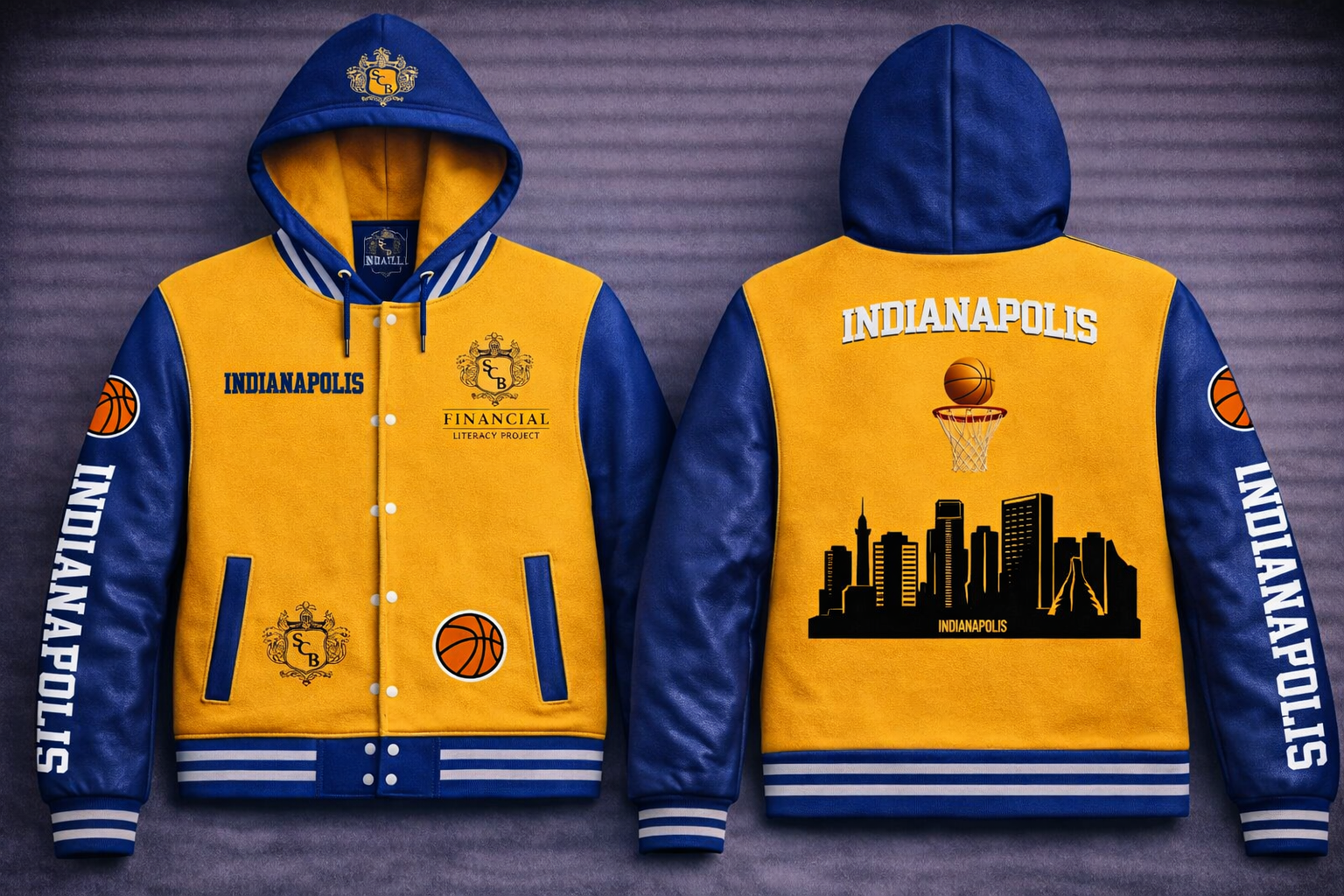 Heirloom Varsity Hoodie Wool and Leather Jackets - Image 15