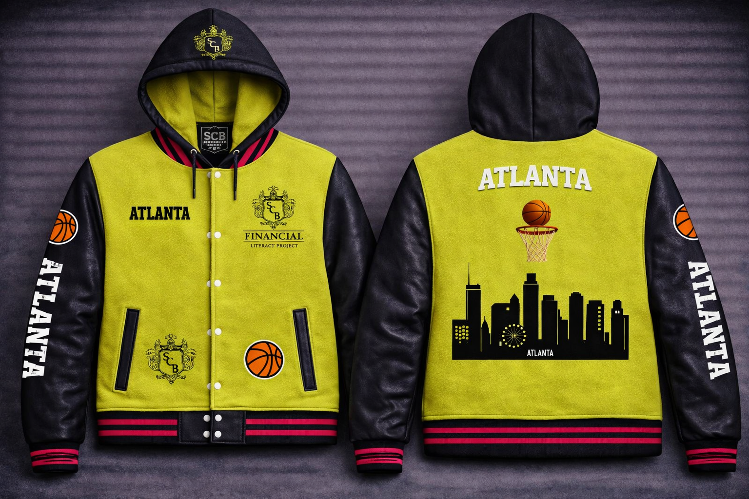 Heirloom Varsity Hoodie Wool and Leather Jackets - Image 14