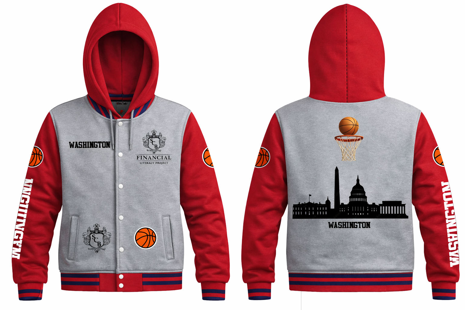 Heirloom Varsity Hoodie Wool and Leather Jackets - Image 7