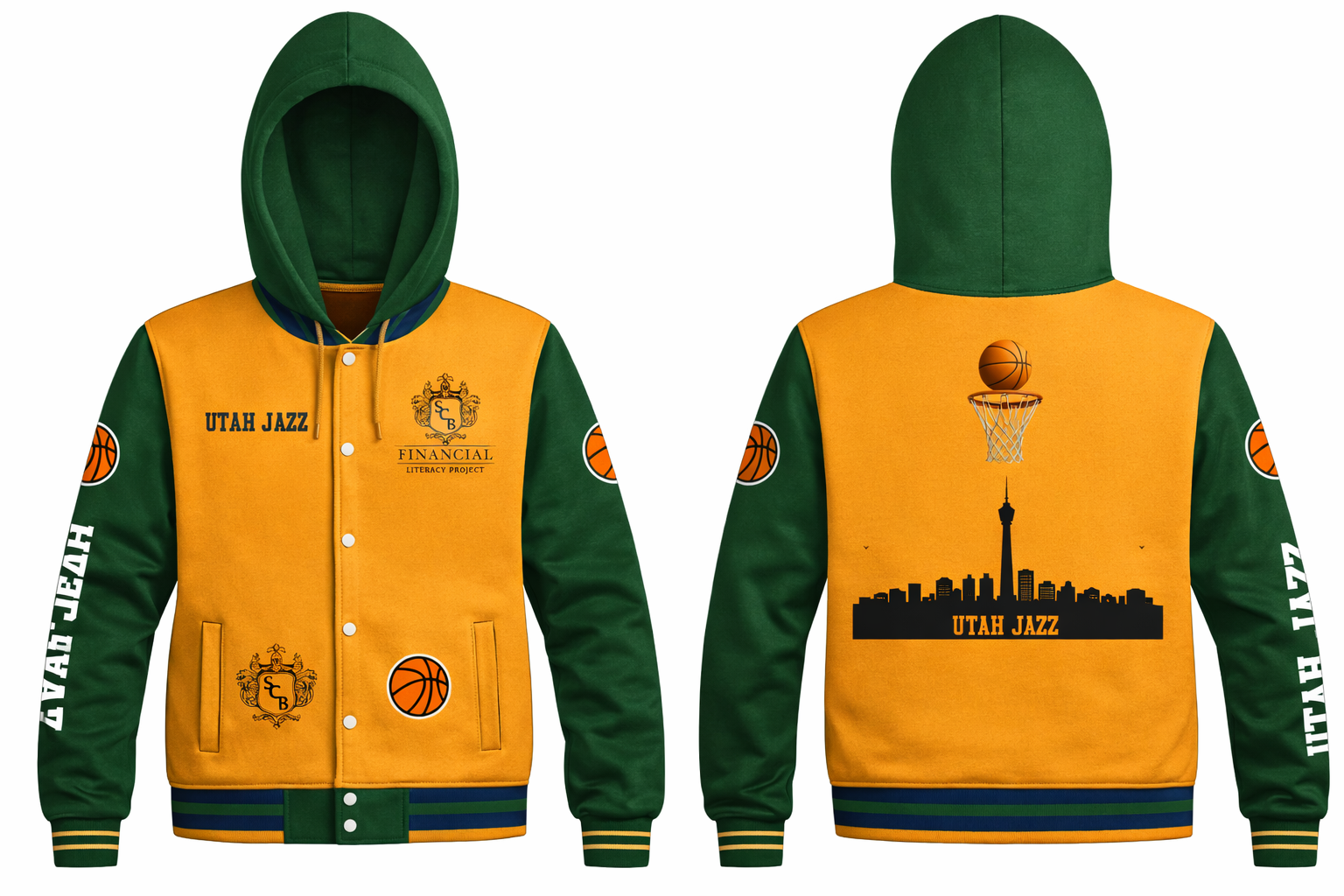 Heirloom Varsity Hoodie Wool and Leather Jackets - Image 6