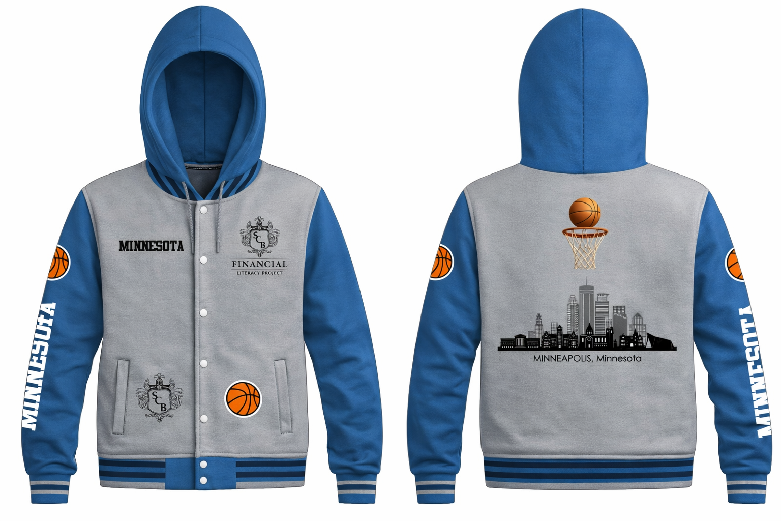 Heirloom Varsity Hoodie Wool and Leather Jackets - Image 5