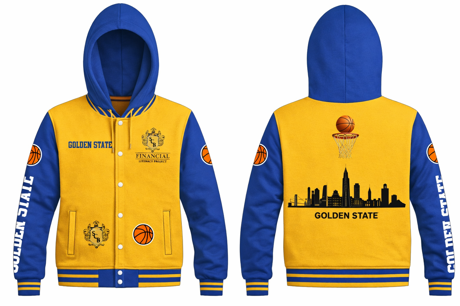 Heirloom Varsity Hoodie Wool and Leather Jackets - Image 3